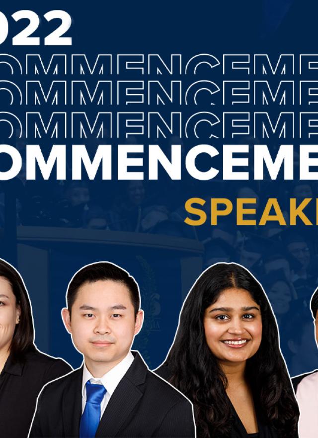 Commencement 2022 Student Speakers
